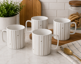 Polo Rope Mug 4Pc In Stone