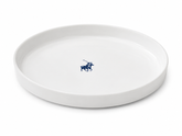 Polo Classic High Rim Large Serving Plate In White