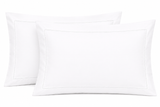 Egyptian Cotton Tencel 300 Thread Fitted Sheet In White