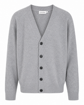 Calvin Klein Mens Recycled Wool Comfort Cardigan In Grey