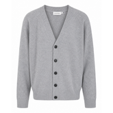 Calvin Klein Mens Recycled Wool Comfort Cardigan In Grey