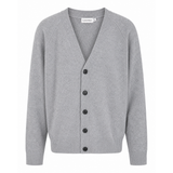 Calvin Klein Mens Recycled Wool Comfort Cardigan In Grey