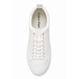 Calvin Klein Womens Vulc Lace Up Shoes In White