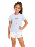 Anta Girls T-Shirt In Blue