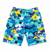 Anta Boys Outdoor Woven Shorts In Blue Multi
