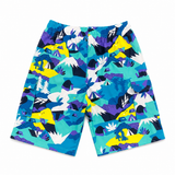 Anta Boys Outdoor Woven Shorts In Blue Multi