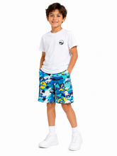 Anta Boys Outdoor Woven Shorts In Blue Multi