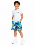 Anta Boys Outdoor Woven Shorts In Blue Multi