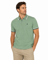 Polo Mens Double Plain Golfer In Fatigue
