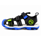 Anta Boys Beach Sandals In Black/Blue