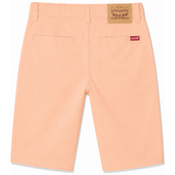 Levi's Boys Straight Chino Shorts In Peach