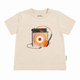 Ben Sherman Boys Portable Radio T-Shirt In Plaster