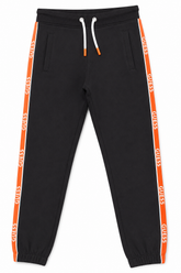 Guess Unisex Active Pants In Black