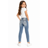 Guess Girls Kira Skinny Jeans In Medium Wash