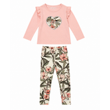 Guess Girls 3 Piece Set In Pink Multi