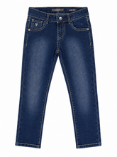Guess Unisex Skinny Jeans In Dark Wash