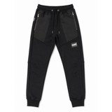 Soviet Mens Kyran Fashion Track Pants In Black