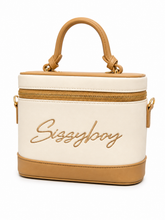 Sissyboy Remi Mini Vanity Bag with Embroidery In Stone
