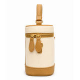 Sissyboy Remi Mini Vanity Bag with Embroidery In Stone