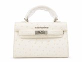 Sissyboy Romee Mini Bag with Front Clip In Off White