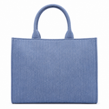 Sissyboy Laekal Denim Tote Bag In Blue