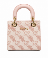 Sissy Boy Maise Debosed Tote Bag In Pink