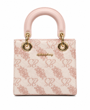 Sissy Boy Maise Debosed Tote Bag In Pink