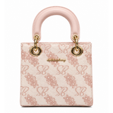 Sissy Boy Maise Debosed Tote Bag In Pink