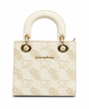 Sissy Boy Maise Debosed Tote Bag In Cream