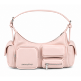Sissy Boy Cameron Cargo Bag with Front & Side Pockets In Pink