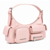 Sissy Boy Cameron Cargo Bag with Front & Side Pockets In Pink