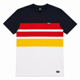 Soviet Mens Buzzer Crew Neck T-Shirt In Navy
