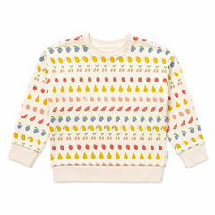 Ben Sherman Girls Fruit Salad Crew Sweatshirt In Amaretti