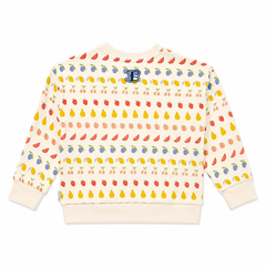 Ben Sherman Girls Fruit Salad Crew Sweatshirt In Amaretti