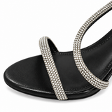 La Her Ladies Qxg-47 Heels In Black
