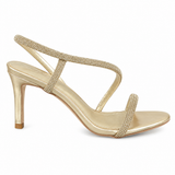 LA Her Ladies Qxg-47 Heels In Gold