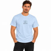 Enrico Coveri Mens T-Shirt In Sky Blue