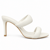 Miss Black Ladies Nelly 7 Heels In White