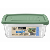 Festiva Square Storage Box In Green
