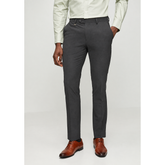 Polo Mens Slim Fit Trousers In Charcoal