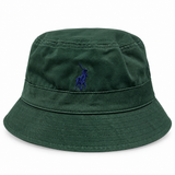 Polo Mens Reversible Striped Bucket Hat In Green