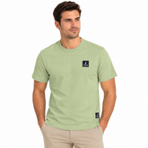 Polo Mens Overdyed Logo T-Shirt In Green