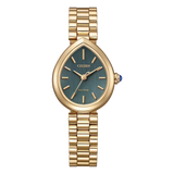 Citizen Womens Eco Drive Rose Gold Pear Shaped Watch
