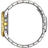 Citizen Mens Quartz Two Tone Watch In Silver And Gold