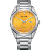 Citizen Mens Watch In Silver & Yellow