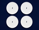 Polo Classic Dinner Plate 4 Piece Set In White