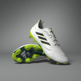 Adidas Unisex Copa Pure.1 FG Soccer Boots In Cloud White / Core Black / Lucid Lemon