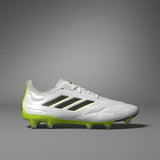 Adidas Unisex Copa Pure.1 FG Soccer Boots In Cloud White / Core Black / Lucid Lemon