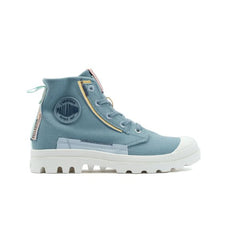 Palladium Womens Pampa Underlayer Shoes In Light Blue