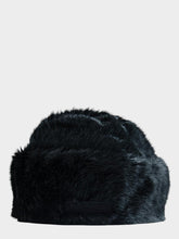 Ben Sherman Unisex Cossack Black Faux Fur Hat